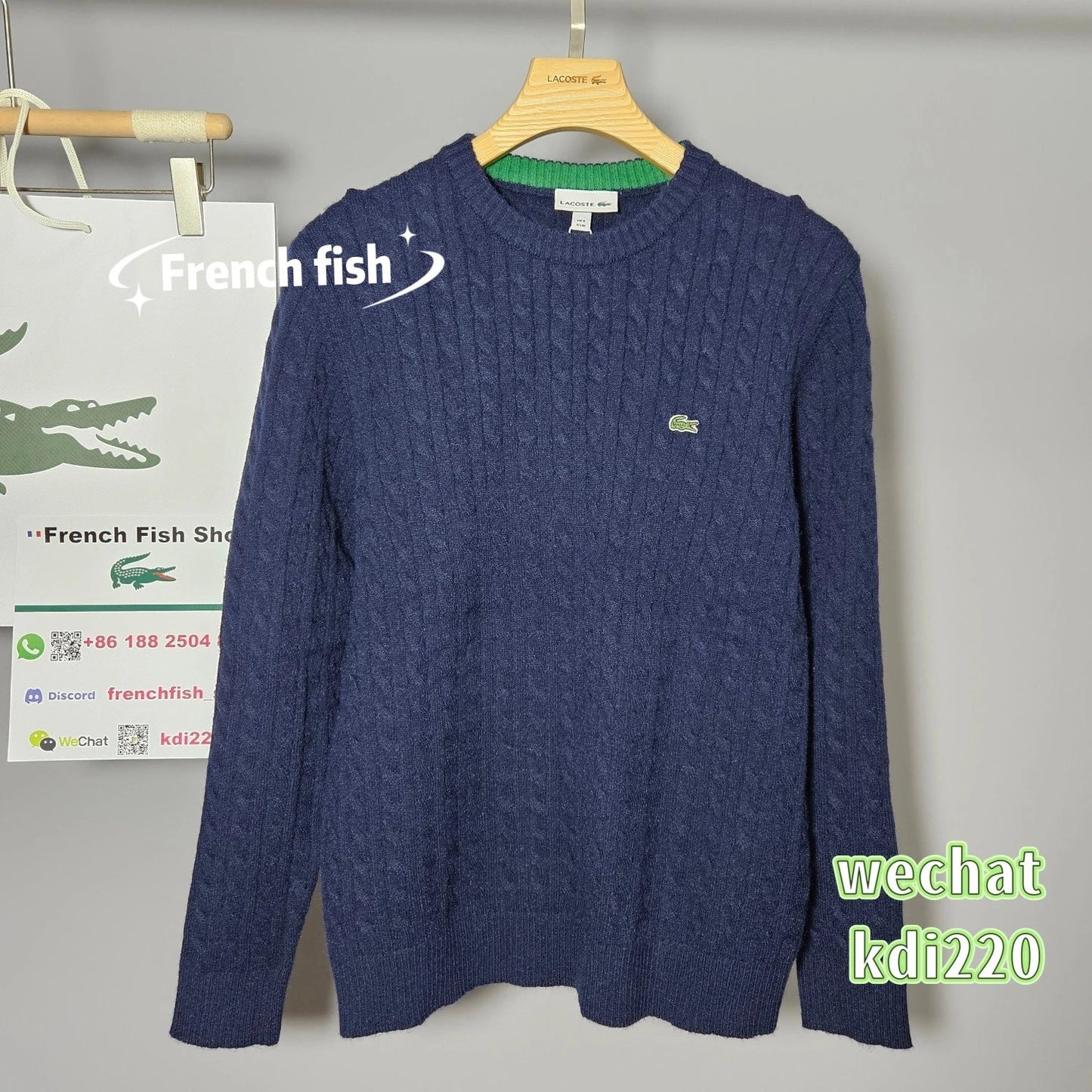 Lacoste Knit Sweater Blue